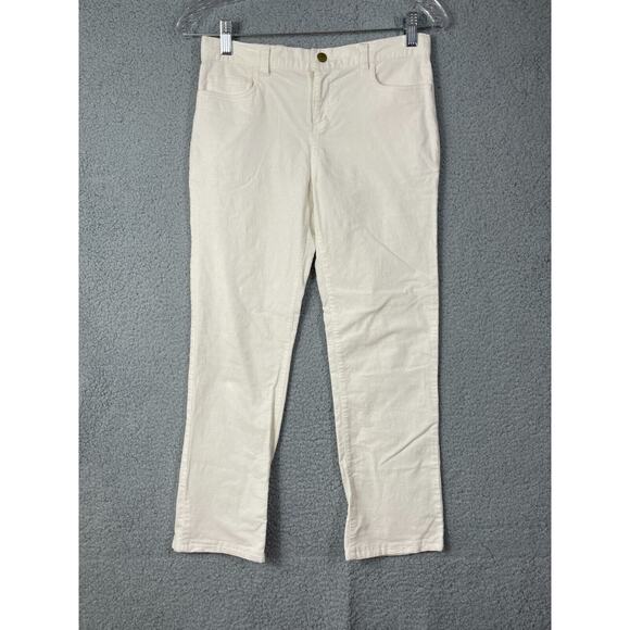 Lilly Pulitzer White Corduroy Pants Size 14 Embroidered Girls Spring Easter - Picture 1 of 9